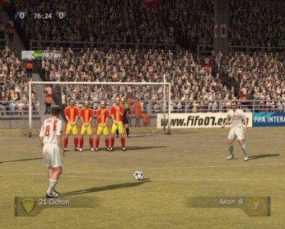 Скриншоты из FIFA 07
